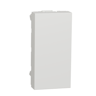 Blind cover 1 module - white