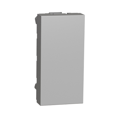 Blind cover 1 module - Aluminium