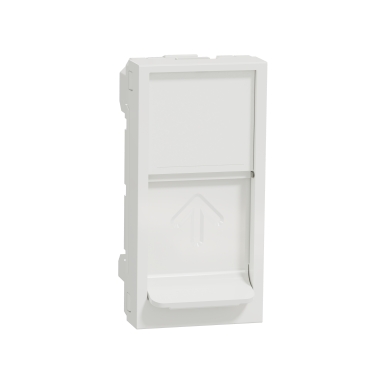 Schneider Electric RJ45 Cover Keystone/Systimax 1module - white