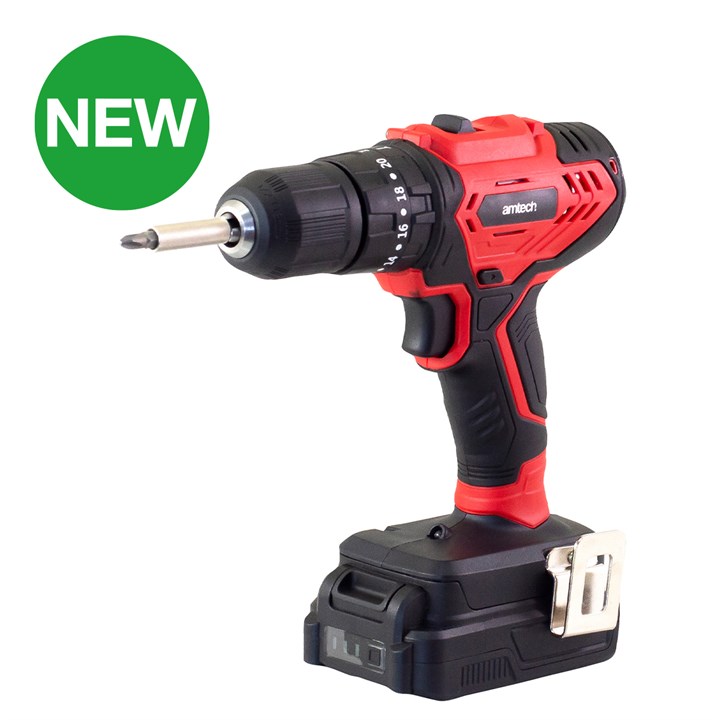 18V 2Ah Li-ion cordless combi drill