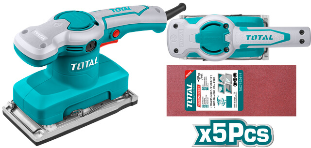 صنفره ترددي 320 وات 180*90 مم توتال