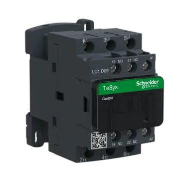 مفتاح التلامس TeSys D - 3 أقطاب (3 NO) - تيار متردد -3 - <= 440 فولت 9 أمبير - ملف تيار متردد بجهد 380 فولت