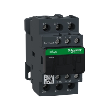 TeSys Deca Contactor,3P(3NO),AC-3/AC-3e,<=440V 32A,24V AC Coil