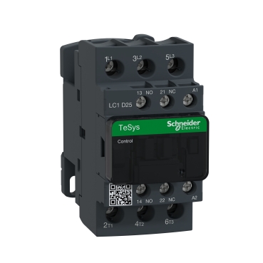TeSys D Contactor - 3P(3 NO) - AC-3 - <= 440 V 25 A - 220 V AC Coil