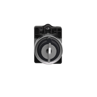 Key Selector Switch - Ø22 - 3 Positions - Stay Put - 2NO