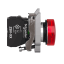 Pilot Light, Metal, Red, Ø22, Plain Lens With BA9s Bulb, <= 250 V