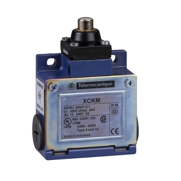 Limit Switch XCKM - Metal End Plunger - 1NC+1NO - Snap Action - Pg11