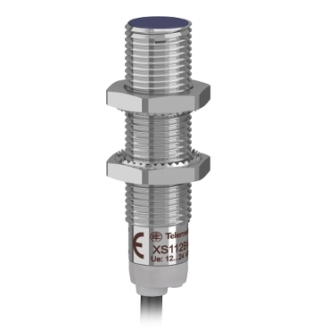 INDUCTIVE SENSOR CYLIND DIA 12 PNP NO 1224V FLUSH SN 4MM CABLE 2M