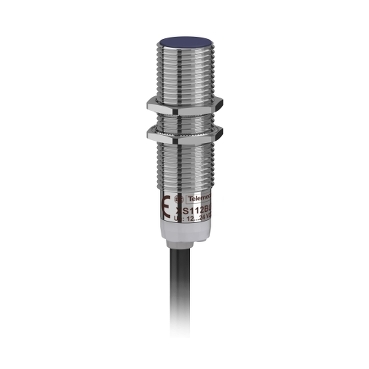 Inductive Sensor XS1 M12, L44mm, Brass, Sn2mm, 12..24VDC, Cable 2m