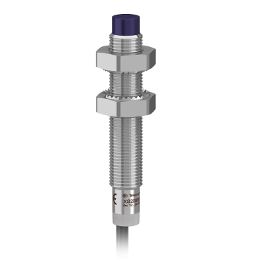 Inductive Sensor XS2 M8 - L42mm - Brass - Sn2.5mm - 12..24VDC - Cable 2m