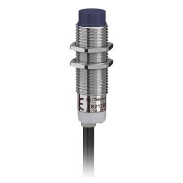 Inductive Sensor XS2 M12, L44mm, Brass, Sn4mm, 12..24VDC, Cable 2m