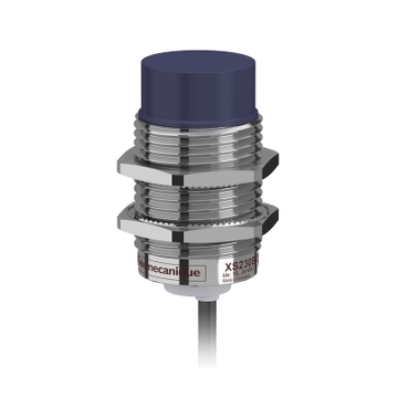 Inductive Sensor XS2 M30, L57mm, Brass, Sn15mm, 12..24VDC, Cable 2m