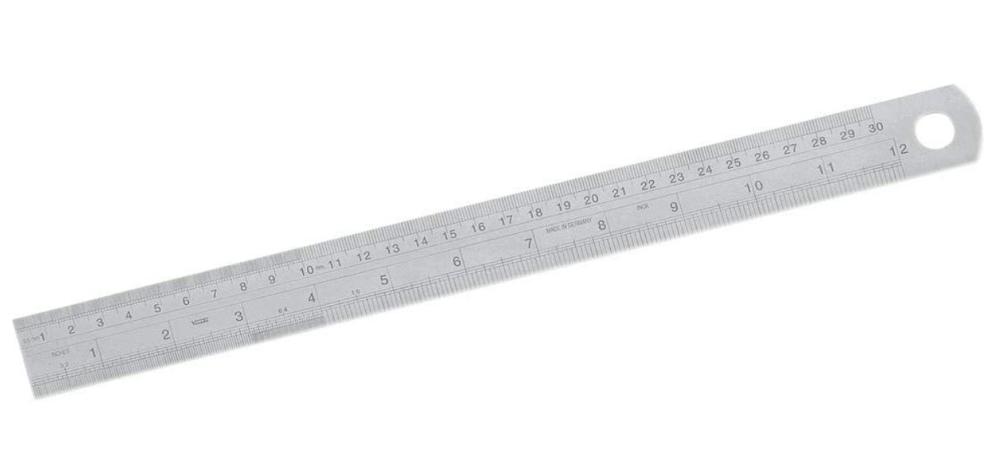 مسطرة من الفولاذ مرنة  300*30*1 مم