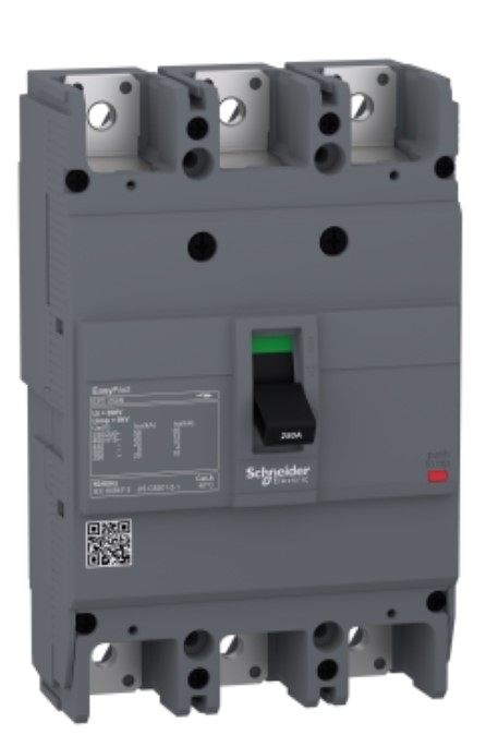 Circuit Breaker Easypact EZC250N - TMD - 125 A - 3 Poles 3d