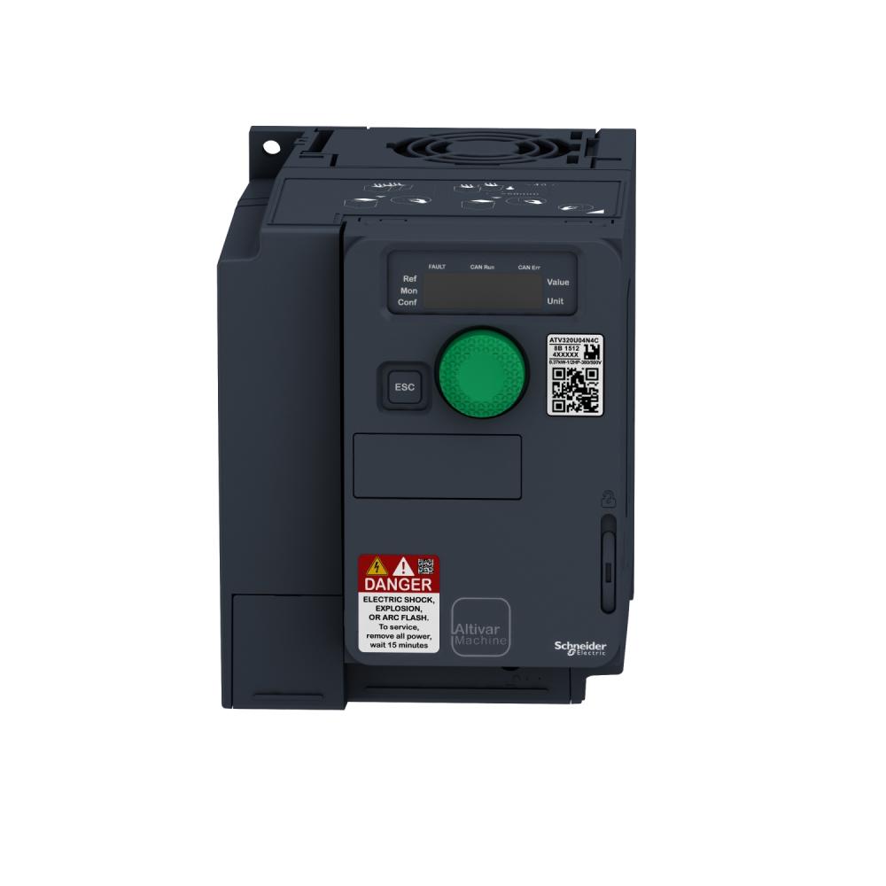 Variable Speed Drive, ATV320, 4 KW, 380…500 V, 3 Phases, Compact