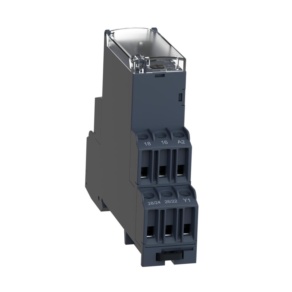 Modular Timing Relay, Harmony, 8A, 2CO, 0.1s…100h, Multifunction, 12..240V AC DC