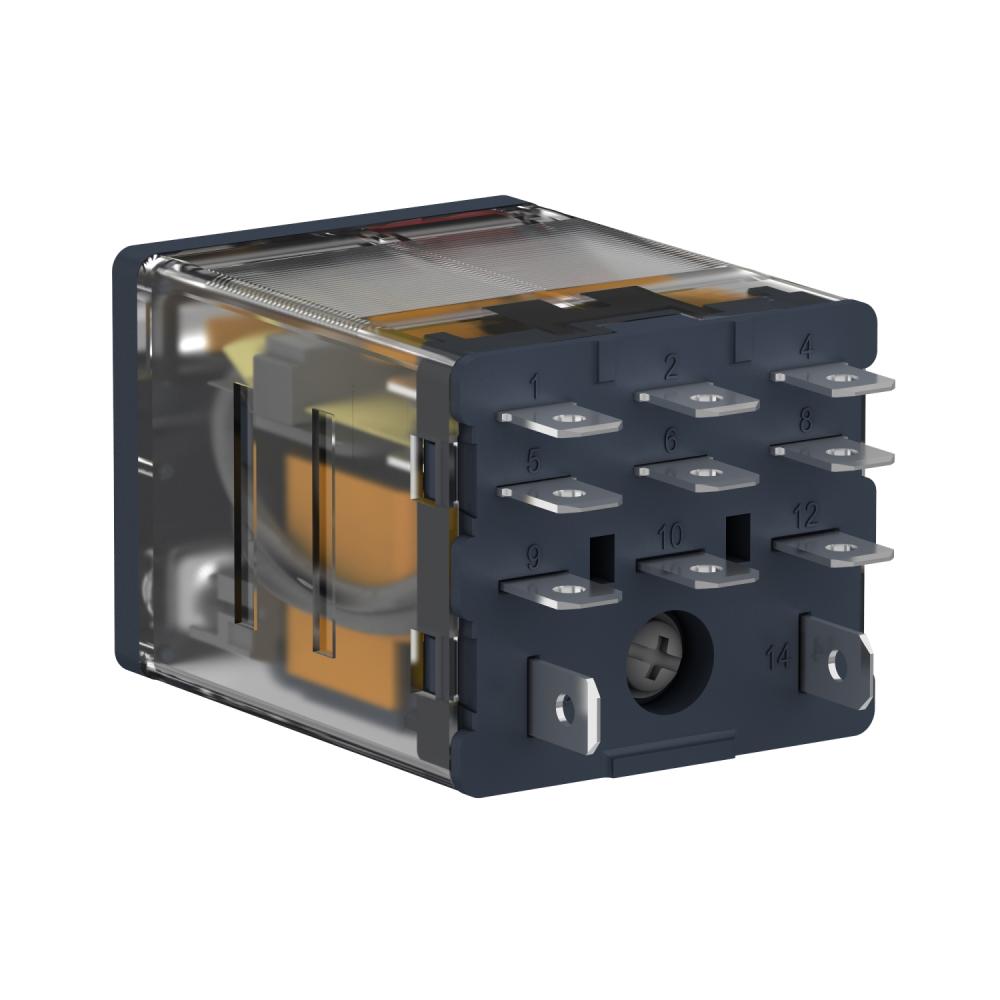 Power Plug-in Relay, 15 A, 3 CO, With LED, 230 V AC