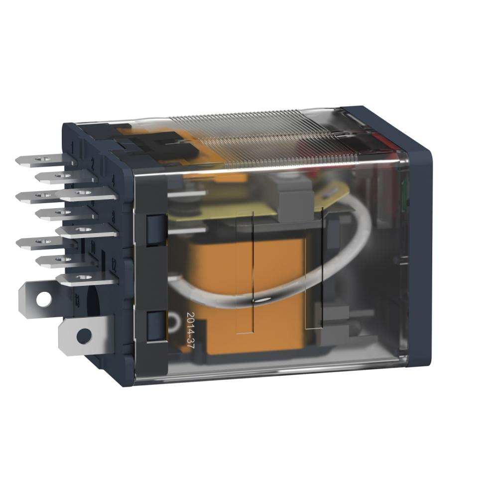Power Plug-in Relay, 15 A, 3 CO, With LED, 230 V AC