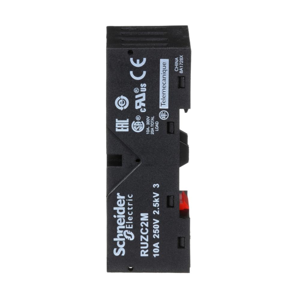 Socket RUZ - Mixed Contact - 10 A - < 250 V - Connector - For Relay RUMC2..
