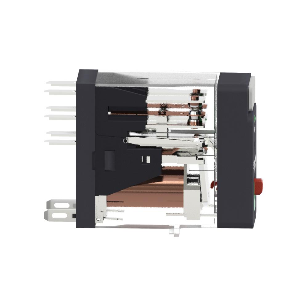 Interface Plug-in Relay, 5 A, 2 CO, Lockable Test Button, LED, 230 V AC