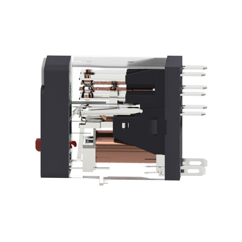 Interface Plug-in Relay, 5 A, 2 CO, Lockable Test Button, LED, 230 V AC