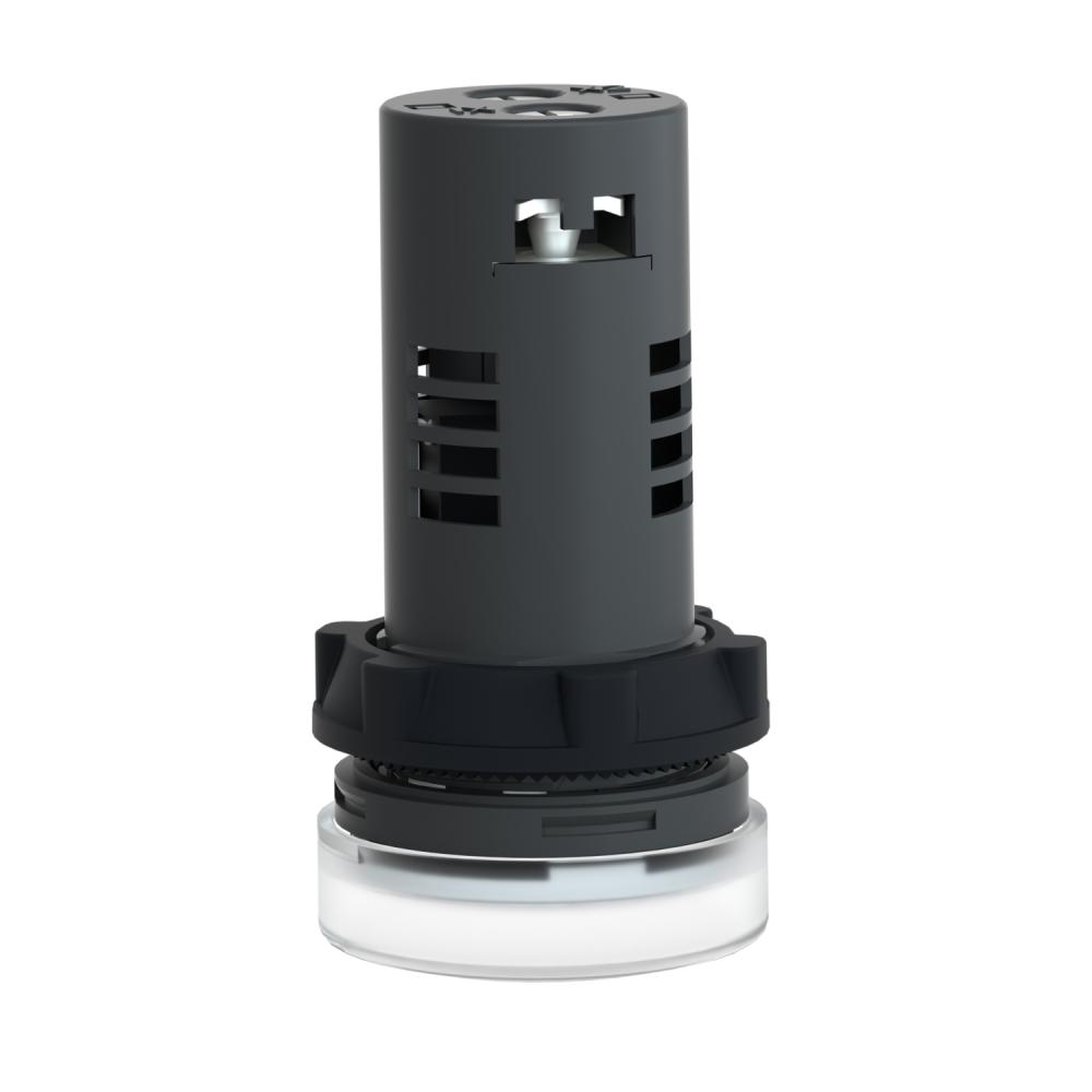 Round Pilot Light Ø 22 - White - Integral LED- 24 V AC/DC- Screw Clamp Terminals