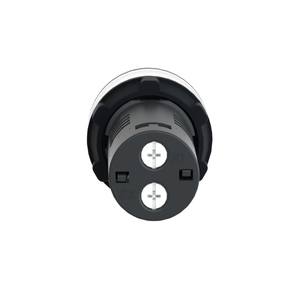 Easy Harmony XA2E, Monolithic Pilot Light, Plastic, White, Ø22, Integral LED, Screw Clamp Terminals, 220…230 V AC, Anti Interference