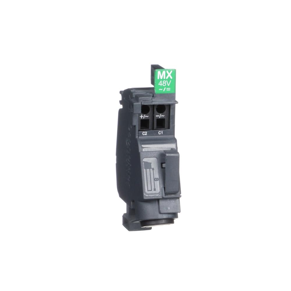 standard MX shunt release, ComPact NSXm, rated voltage 48 VDC, 48 VAC 50/60Hz