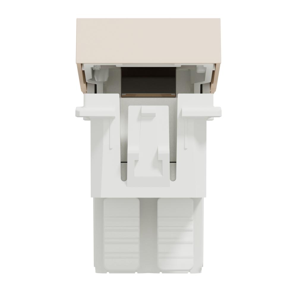 Switch, New Unica, Intermediate, 10AX, 1 Module, Screwless Terminals, Untreated, IP4X, Beige