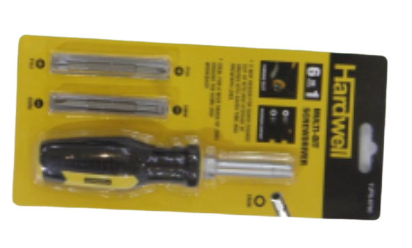Reversible Ratchet Screwdriver Multi Use Hardwell