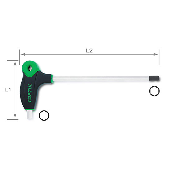 L-Type Two Way Hex Key Wrench 5 Mm