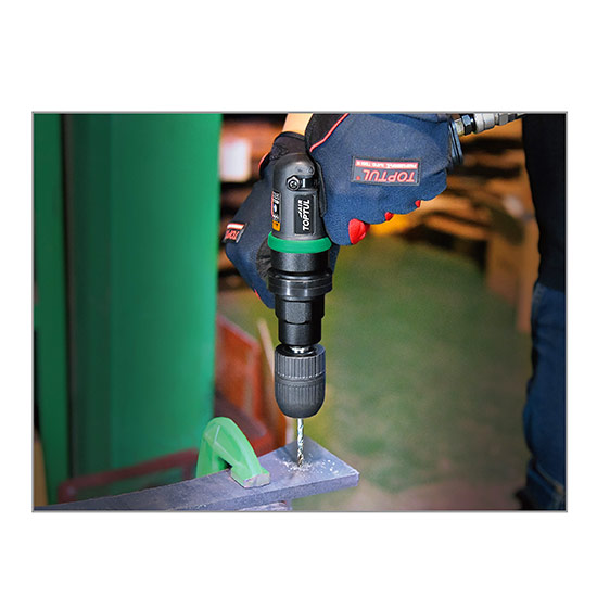 Reversible Air Drill, 13mm (1/2") Keyless Chuck