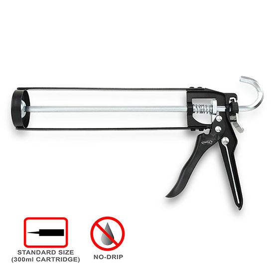 TopTul 9" Ladder Hook Steel Frame Caulking Gun