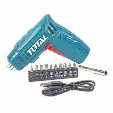 TOTAL CORDLESS SCREWDRIVER 4V / 1.5Ah