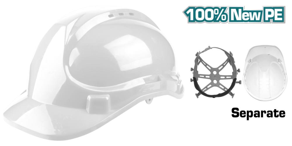 TOTAL SAFETY HELMET WHITE 330g