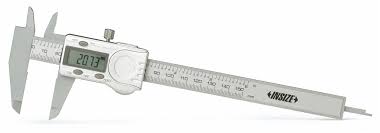 INSIZE Electronic Plastic Caliper, 0-6"/0-150mm