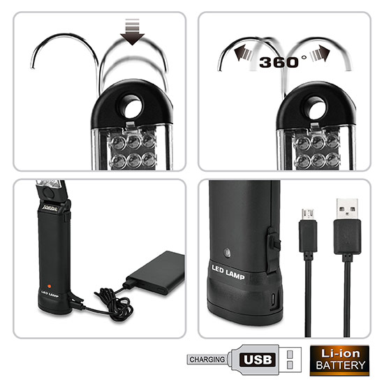 LED Rechargeable Magnet Work Lamp