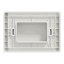 IP55 3 modules Unica Studio frame white
