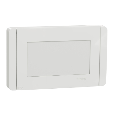 IP55 4 modules Unica Studio frame white