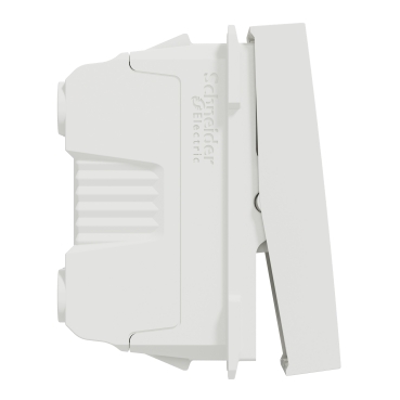 10AX one way switch screw 1 mod - white