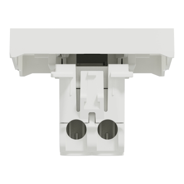 10AX one way switch screw 2 mod - white