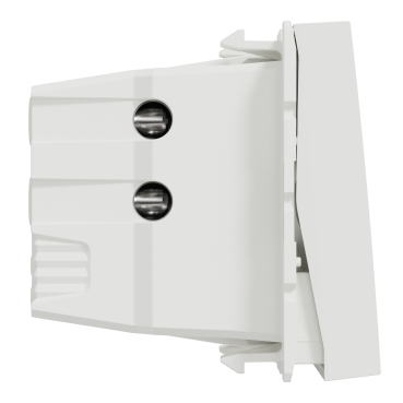 نيو يونيكا -مفتاح تكييف عريض 32 امبير بلمبة -ابيض