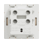 32A double pole one way with lamp - Beige
