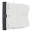 Schneider electric Roller blind switch 10AX screw 1m  - Black