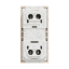 Schneider Electric Euro american SO 1m - Beige