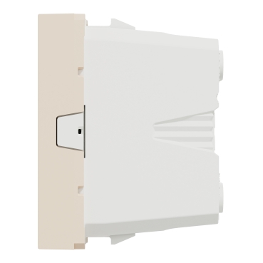 Schneider Electric Euroamerican Socket outlet 1m shuttered - Beige