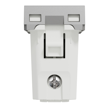 Schneider Electric Euroamerican Socket outlet 1m shuttered - Aluminium