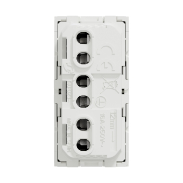 نيو يونيكا -بريزة ايطالي 16 امبير -ابيض من شنايدر