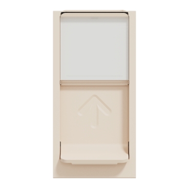 RJ45 single outlet Cat 6 STP 1mod - Beige