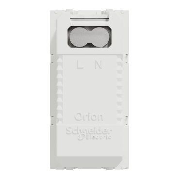 USB 2.0 connector charger 1module - white